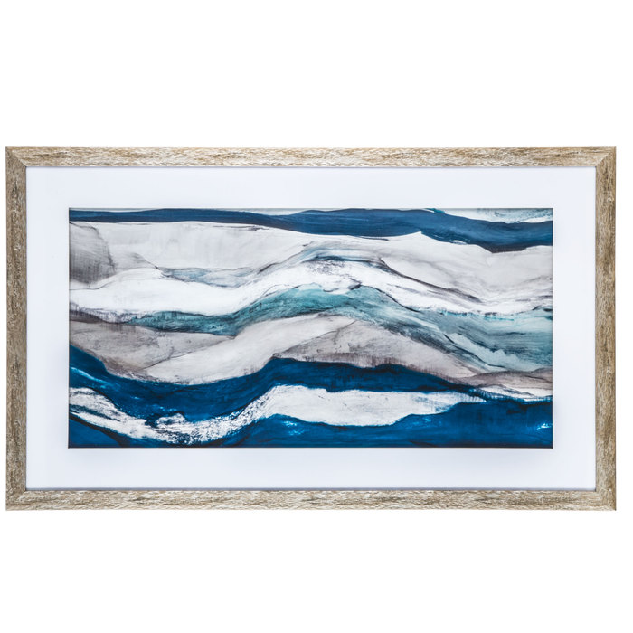 Abstract Waves Framed Wall Decor Hobby Lobby 1474477